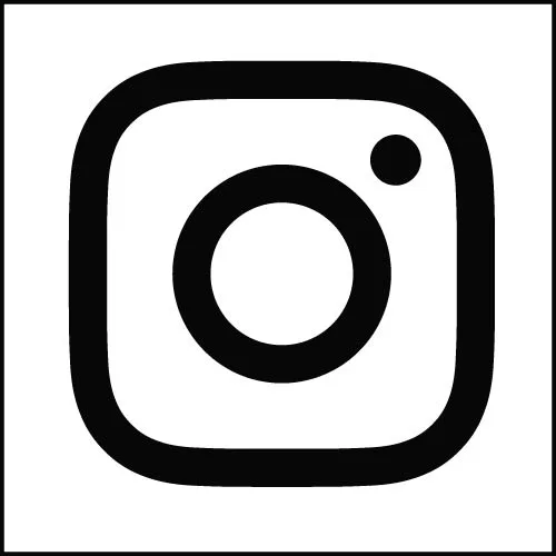 INSTAGRAM - 90 Square white social Media COMPLETE iconset