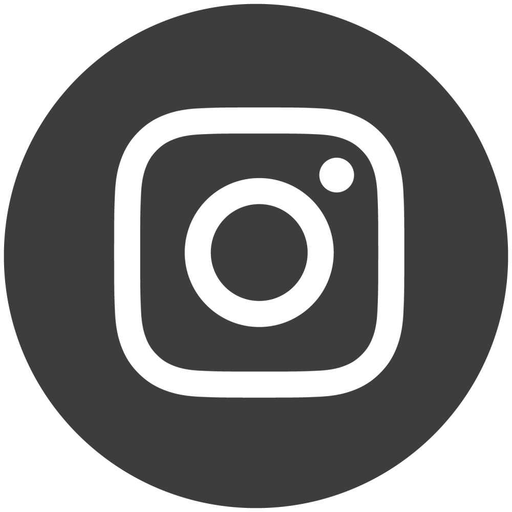 Instagram social media icons - Dark gray collection