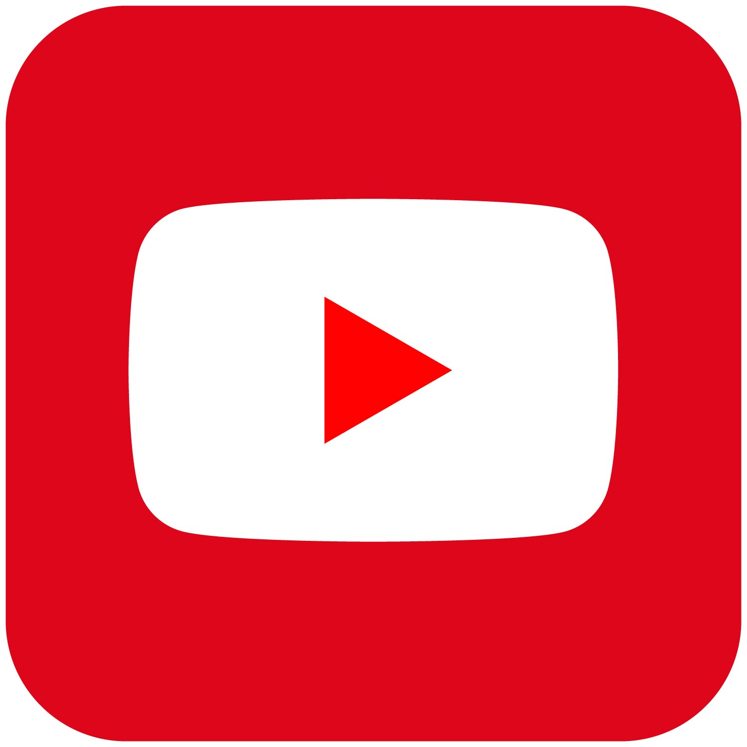 Youtube Rounded Square Icon