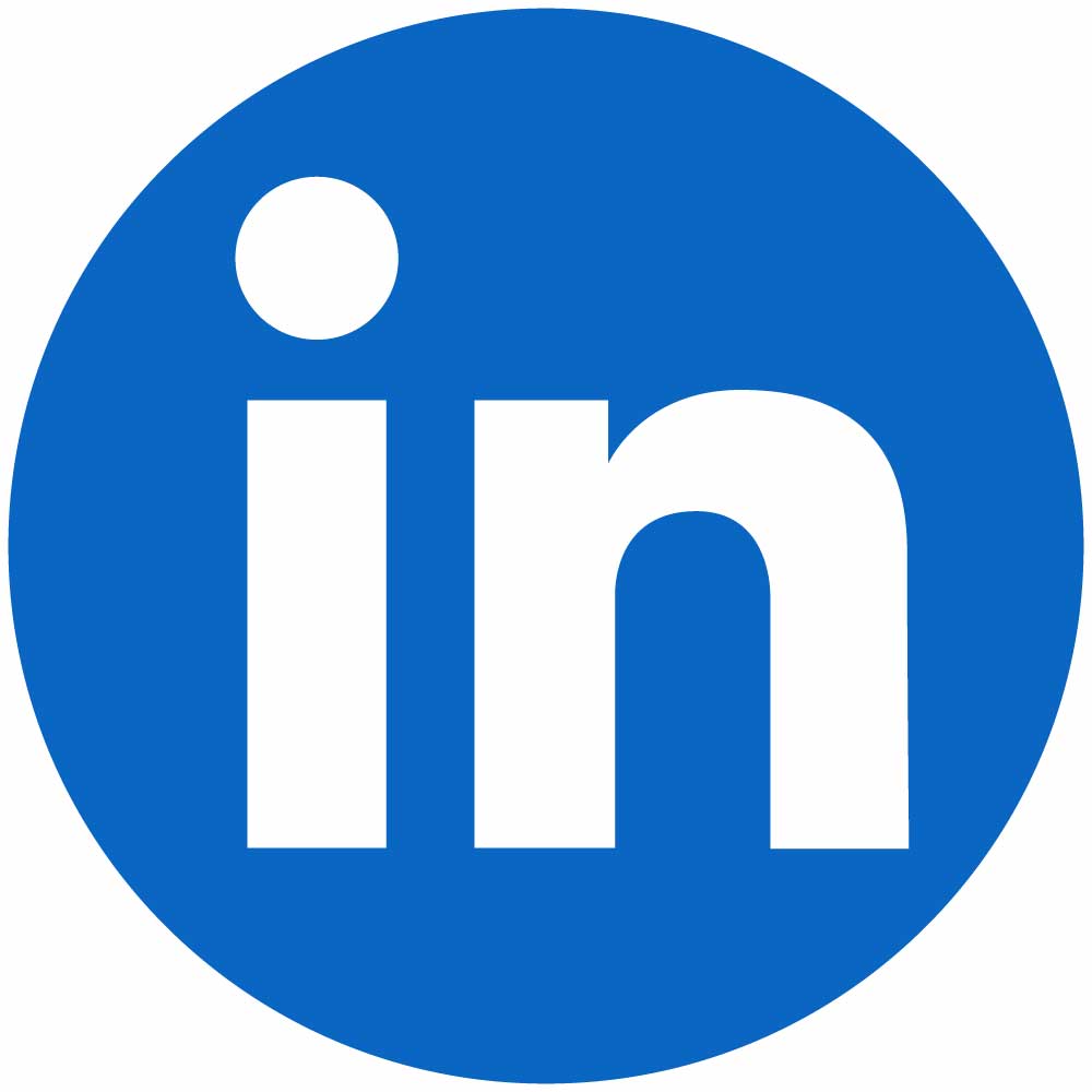 Linkedin circle social media icon