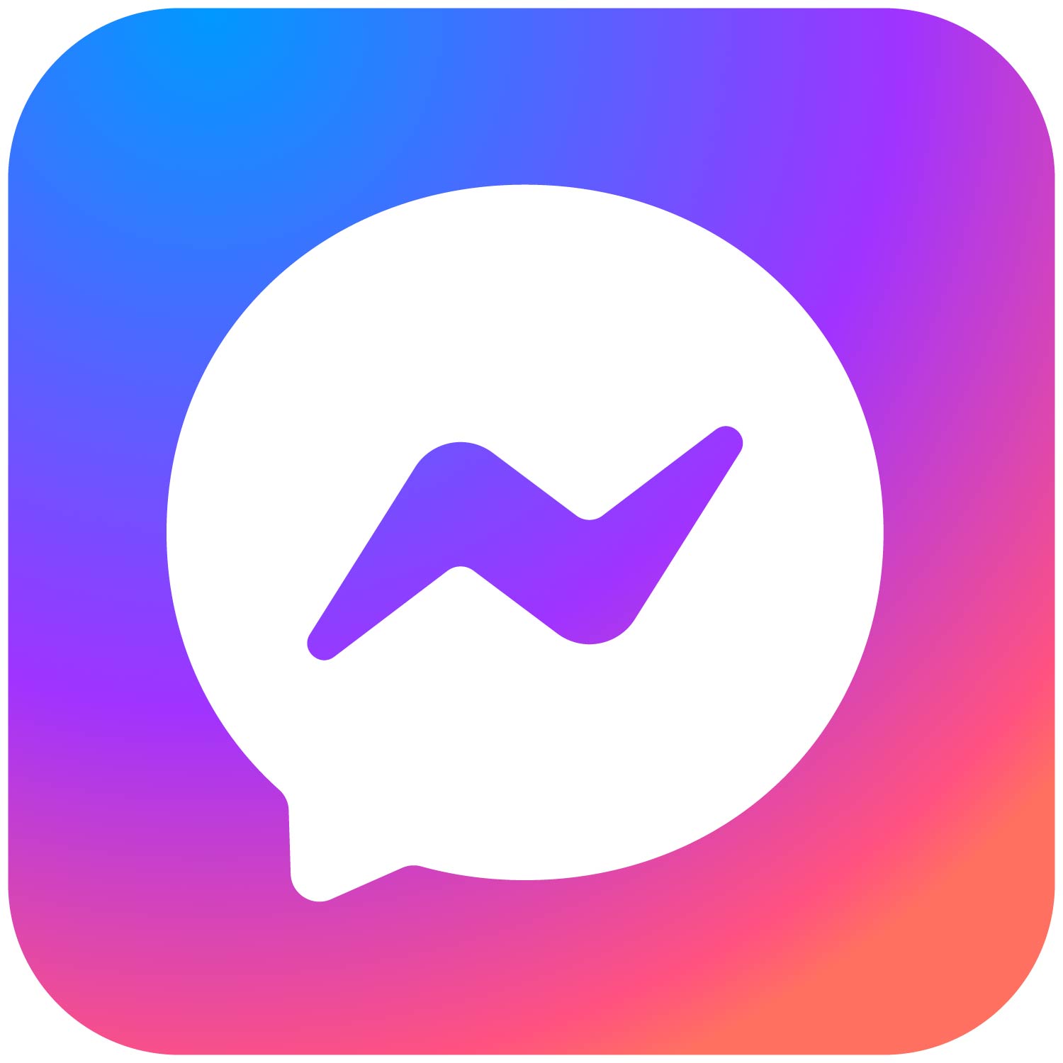 Messenger Rounded Square Icon