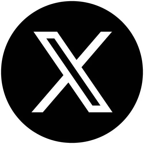 x - circle social media icon