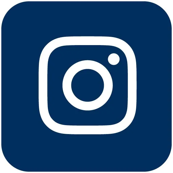 Instagram Blue Navy rounded square social media icon