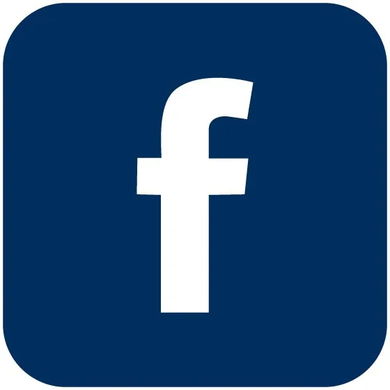 Facebook Blue Navy rounded square social media icon