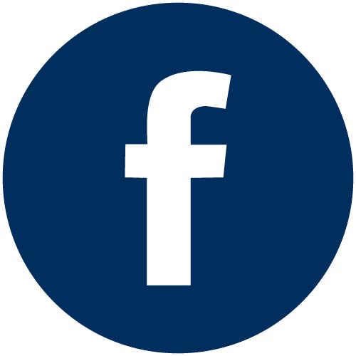 Facebook icon - 90 vector navy social media icons
